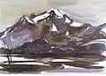 Schneelandschaft bei Grünten