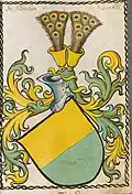 Wappen der Herren Schnewlin im Scheiblerschen Wappenbuch, 1450–1480