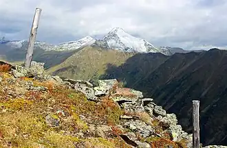 Blick zur Schoberspitze von Süden (Anstieg zum Greim)