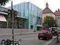 Der südliche Kopfbau der Schrannenhalle