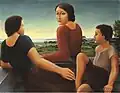 Figuren in Landschaft