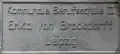 Eingangsschild Kommunale Berufsschule KBS II „Erika von Brockdorff“, 1987, heute Alte Handelsschule Leipzig