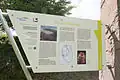 Informationstafel mit Umzeichnung