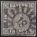Schwarzer Einser – gestempelt