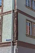 Ecksäule Adam und Eva