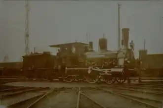 Drehscheibe am Ringlokschuppen 1903