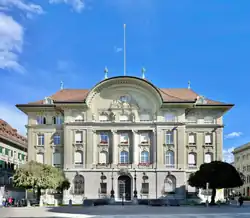 Nationalbankgebäude am Bundesplatz in Bern