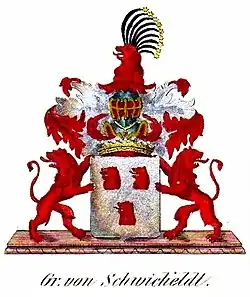 Wappen der Grafen von Schwicheldt