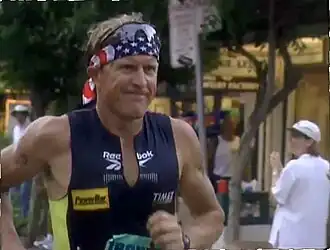 Scott Tinley beim Ironman Hawaii, 1999