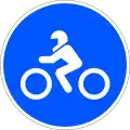 R-405 Sonderweg für Krafträder