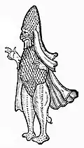 Darstellung von Conrad Gessner in Historia Animalium (1575)