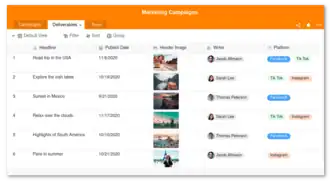 Seatable 3.1 (Browseransicht)
