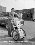 Entleerung der Parkuhren in Seattle, USA (1960)