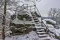 Der Aussichtspunkt im Winter