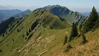 Sedererstuiben vom Stuiben aus.