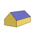 Ein Haus mit einer sehr simplen Kubatur