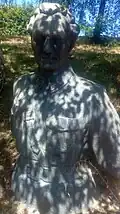 Figur von Anastas Mikojan in der Kommunistenkurve des Seeparks Lünen