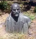 Figur von Wladimir Iljitsch Lenin in der Kommunistenkurve des Seeparks Lünen