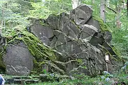 Ein Teil der Waldparkanlage Seesteine