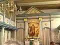Blick auf den Altar in der Kirche