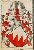 Wappen derer von Seiboldsdorf im Scheiblerschen Wappenbuch