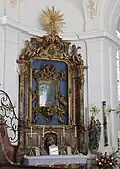 Der linke Seitenaltar