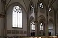 Blick durch die Vierung. Ganz rechts der 1934 neu entstandene Raum