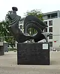 Freier Mensch, 2005, Bronze, Remspark in Schwäbisch Gmünd