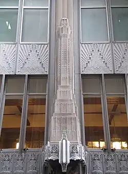 Skulptur des Gebäudes