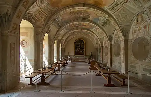 Das Sommerrefektorium des Klosters Seligenstadt