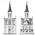 West- und Ostansicht (1867)[8]