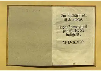 Titel des Sendbriefs