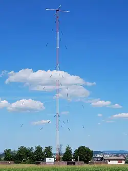 Antenne des Mittelwellen­senders des AFN