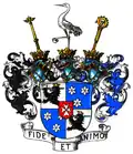 Gemehrtes Wappen der Familie Senfft von Pilsach
