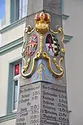 Ein postalischer Meilenstein in Senftenberg, Land Brandenburg
