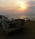 Sonnenuntergang in Senga