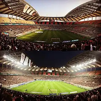 Der Innenraum des Seoul-World-Cup-Stadions