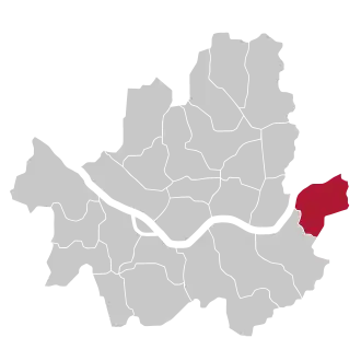 Lage von Gangdong in Seoul
