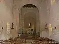Kirchenschiff, Vierung und Apsis