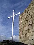 Das Flurkreuz bei der Turmruine