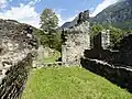 Ruine des Wohntraktes