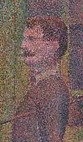 Detail von Georges Seurat: La Parade (1889).