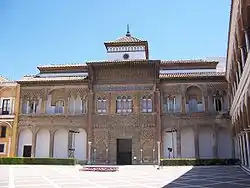 König Peters Palast vom Patio de la Montería aus gesehen