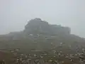 Der Gipfelcairn des Sgùrr nan Conbhairean