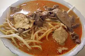 Shacha-Nudeln – (沙茶麵&nbsp;/&nbsp;沙茶面)