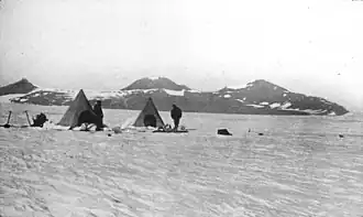 Die Buckley-Insel im Dezember 1908