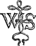 Shakespeare-Knoten als Monogramm