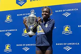 Sharon Lokedi im Jahr 2025 in Boston