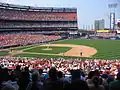 Spiel der Mets gegen die Cincinnati Reds im Juli 2007