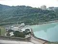 Blick von der Ostseite des Überfalls